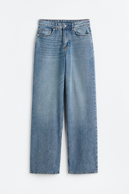 Buy 90s Baggy High Jeans online | H&M KSA