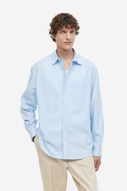 Buy Relaxed Fit Poplin shirt online in KSA