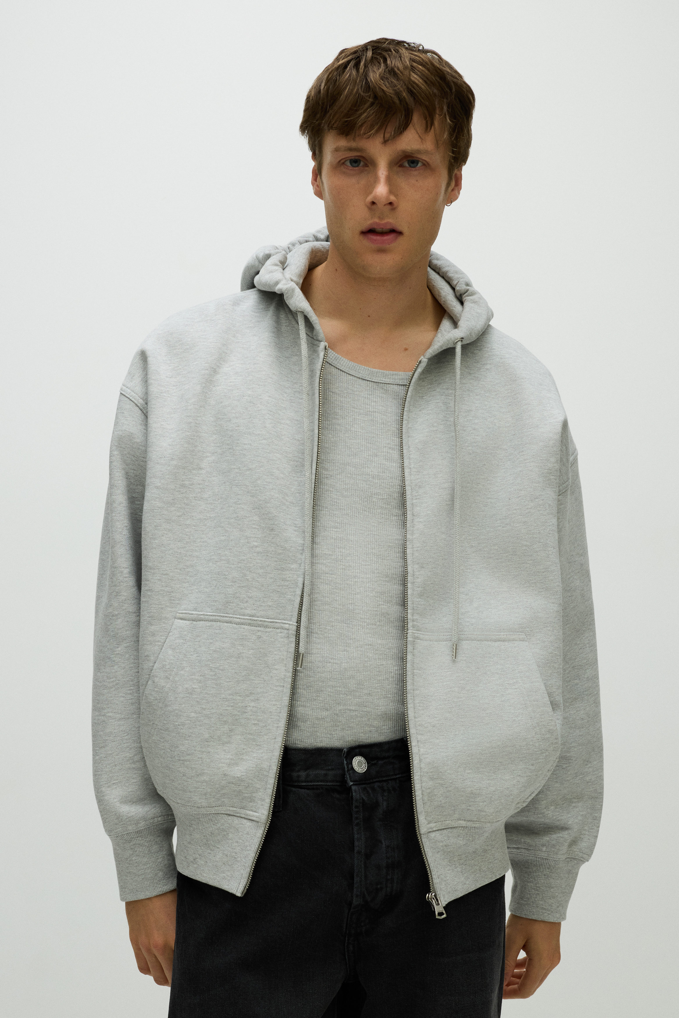 Oversized Fit Zip-through Hoodie | H&M KSA